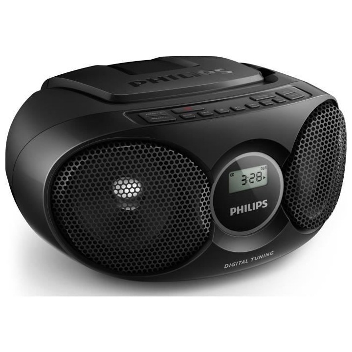 PHILIPS AZ215B/12 Lecteur CD avec tuner numérique et entrée audio 3,