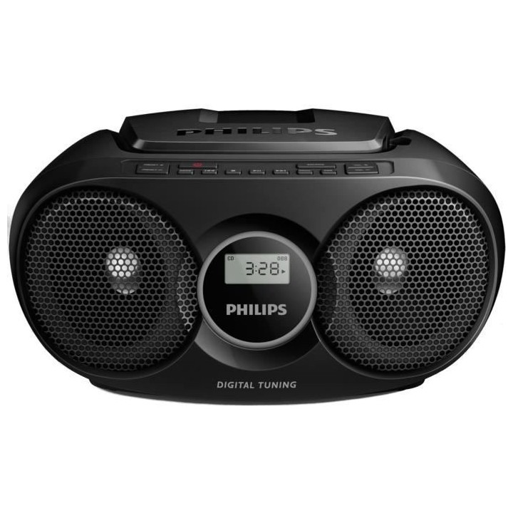 PHILIPS AZ215B/12 Lecteur CD avec tuner numérique et entrée audio 3,