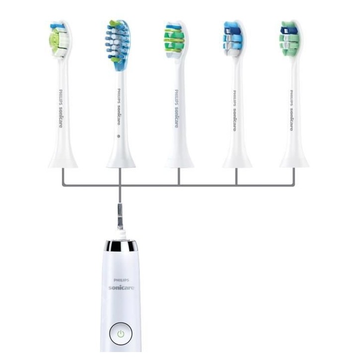 PHILIPS Sonicare HX6018/07 Pack Tetes de brosse a dents ProResults Sta