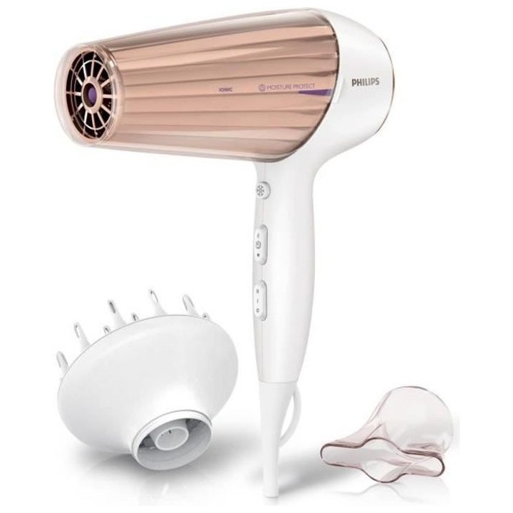PHILIPS HP8280/00 Seche-cheveux DryCare Prestige - 2300W - 6 combinais