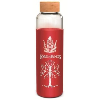 STOR Bouteille Le Seigneur des Anneaux En Verre avec manchon Silicone