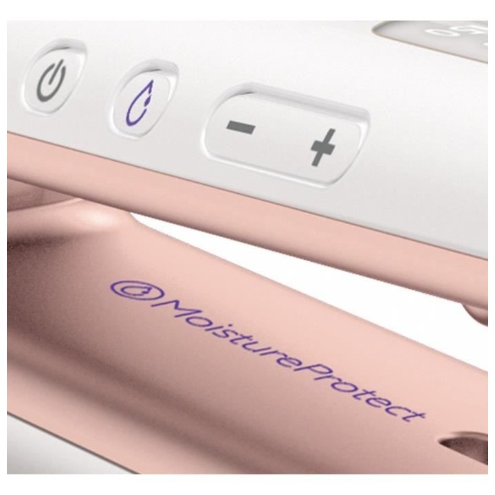 Lisseur PHILIPS HP8372/00, Technologie MoistureProtect, Plaques en cé