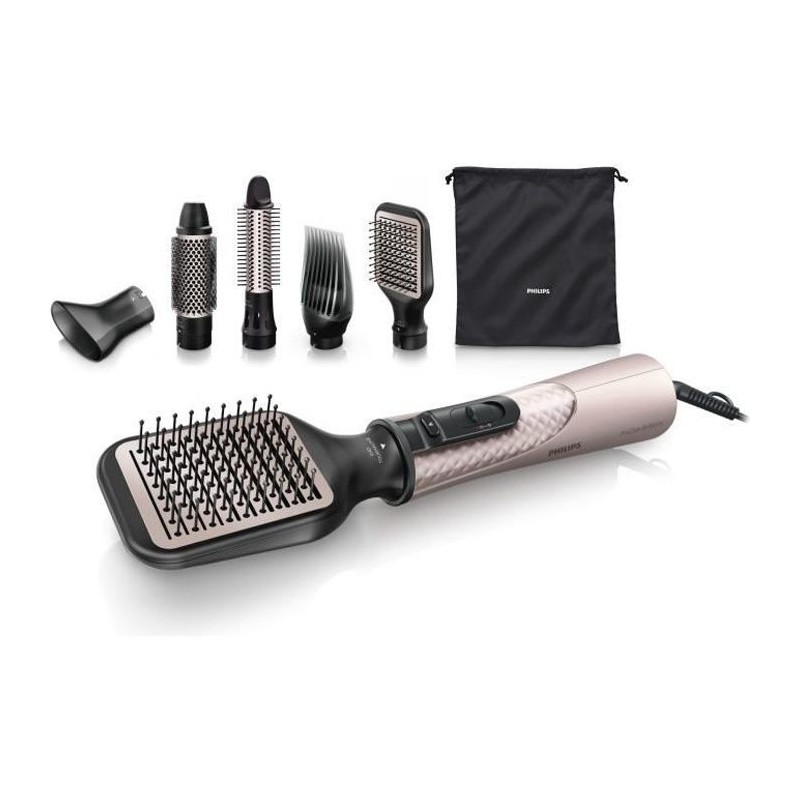 PHILIPS HP8657/00 - Brosse Soufflante Advanced - ThermoProtect - 5 en 1 - Fonction Ionique