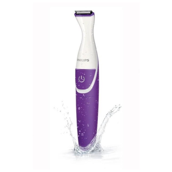 PHILIPS BRT383/15 Tondeuse Bikini 3 en 1 - 100% étanche - Violet