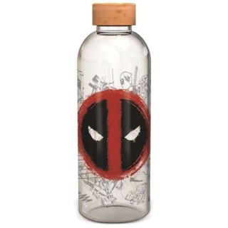 STOR - Deadpool - Bouteille Large - En Verre avec manchon Silicone - R