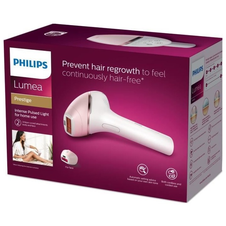 PHILIPS BRI950/00 Epilateur Lumiere Pulsée Series 9000 Lumea Prestige
