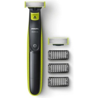 PHILIPS QP2520/30 - Rasoir/Tondeuse OneBlade - 100% étanche - 3 sabot
