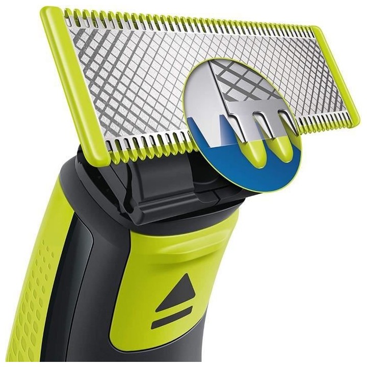 PHILIPS QP2520/30 - Rasoir/Tondeuse OneBlade - 100% étanche - 3 sabot
