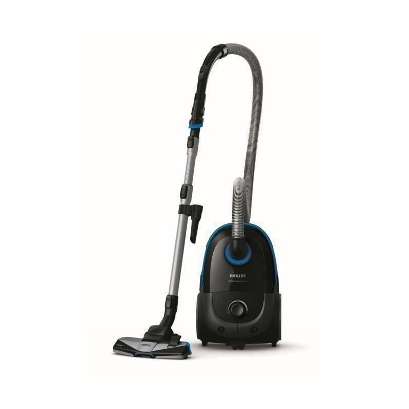 PHILIPS FC8578/09 Aspirateur traîneau avec sac PERFORMER ACTIVE - Noir/Bleu