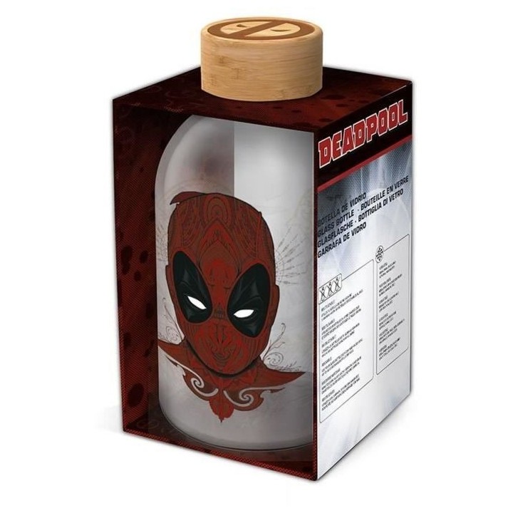 STOR - Deadpool - Bouteille (Petite) en verre - Réutilisable