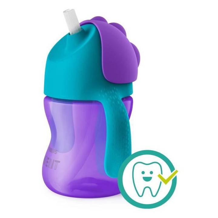 PHILIPS AVENT SCF796/02 Tasse a paille - 200ml - 9 mois+ - Paille flex