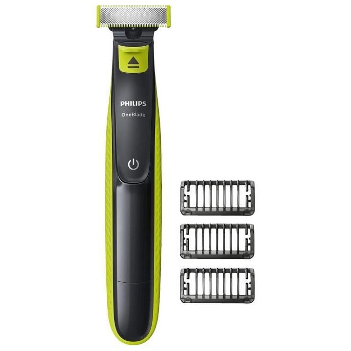 PHILIPS ONEBLADE QP2520/20 Rasoir/Tondeuse a barbe + 3 sabots- Autonom