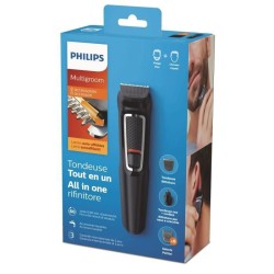 PHILIPS MG3730/15 Tondeuse Barbe et Cheveux - Multistyle 8 en 1 - Jusqu'a 60min d'autonomie - Lames auto-affûtées