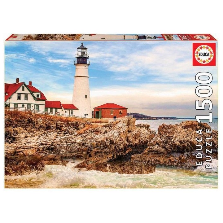 EDUCA PUZZLE 1500 PHARE ET ROCHERS