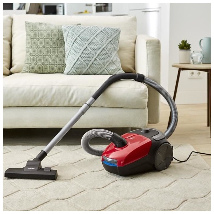 PHILIPS FC8243/09 Aspirateur traîneau avec sac PowerGo - Suceur Plat