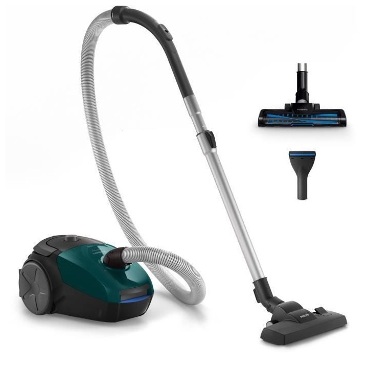 PHILIPS FC8246/09 Aspirateur avec sac PowerGo - Brosse Turbo - 77db -