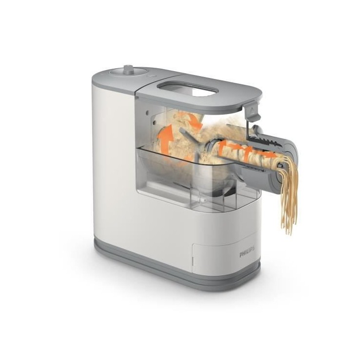 PHILIPS Machine a pâtes HR2345/19, 150W, 100% automatique, 450g en 18