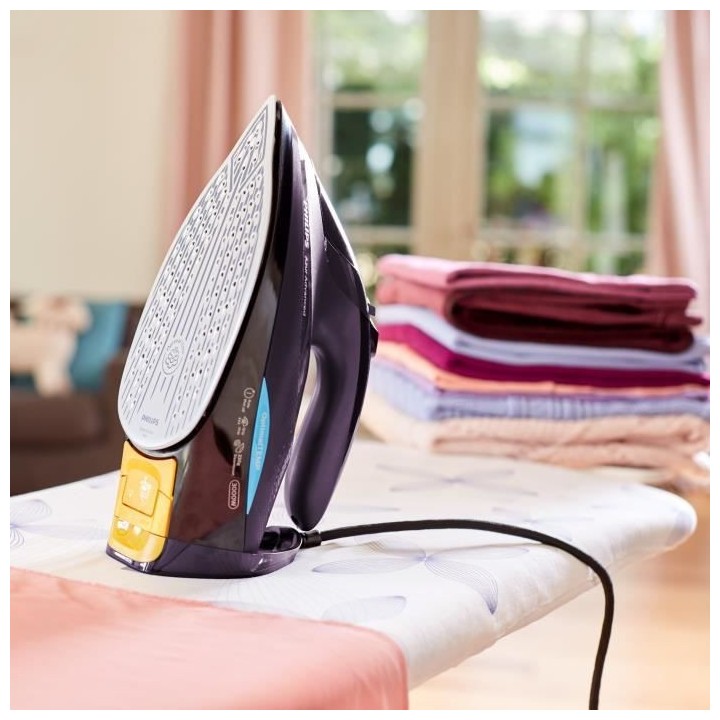 PHILIPS Fer a repasser Azur Advanced GC4934/30, 3000W, Pressing 230 g/