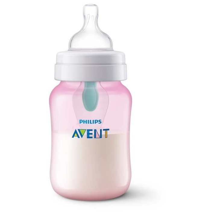 PHILIPS AVENT SCD807/01 Kit nouveau-né anti-colic: 2 biberons 125ml +