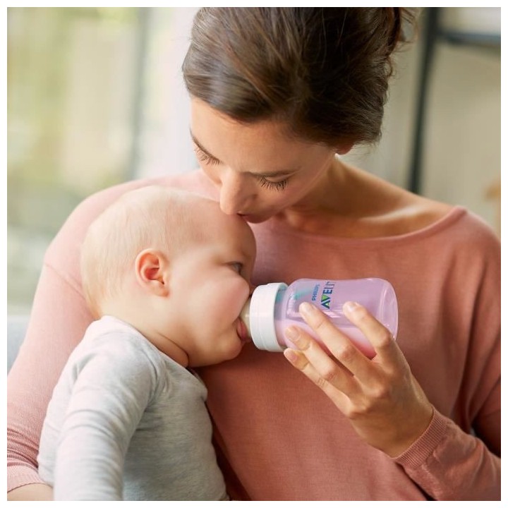 PHILIPS AVENT SCD807/01 Kit nouveau-né anti-colic: 2 biberons 125ml +