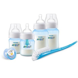 PHILIPS AVENT SCD807/02 Kit nouveau-né anti-colic: 2 biberons 125ml +