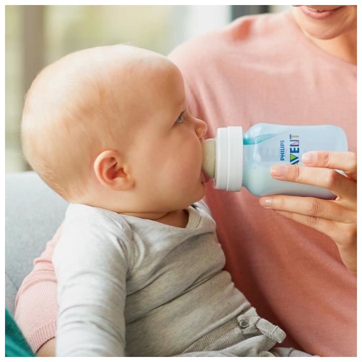 PHILIPS AVENT SCD807/02 Kit nouveau-né anti-colic: 2 biberons 125ml +