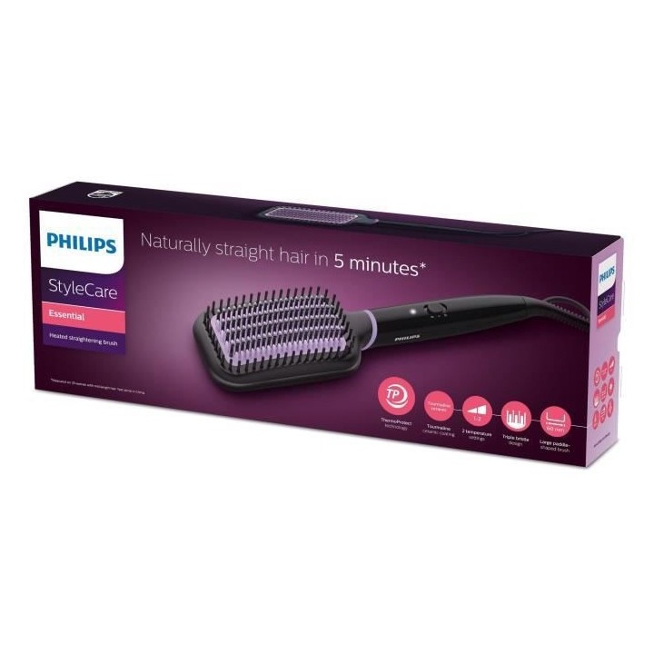 PHILIPS BHH880/00 - Brosse Lissante Essential - ThermoProtect - Revete