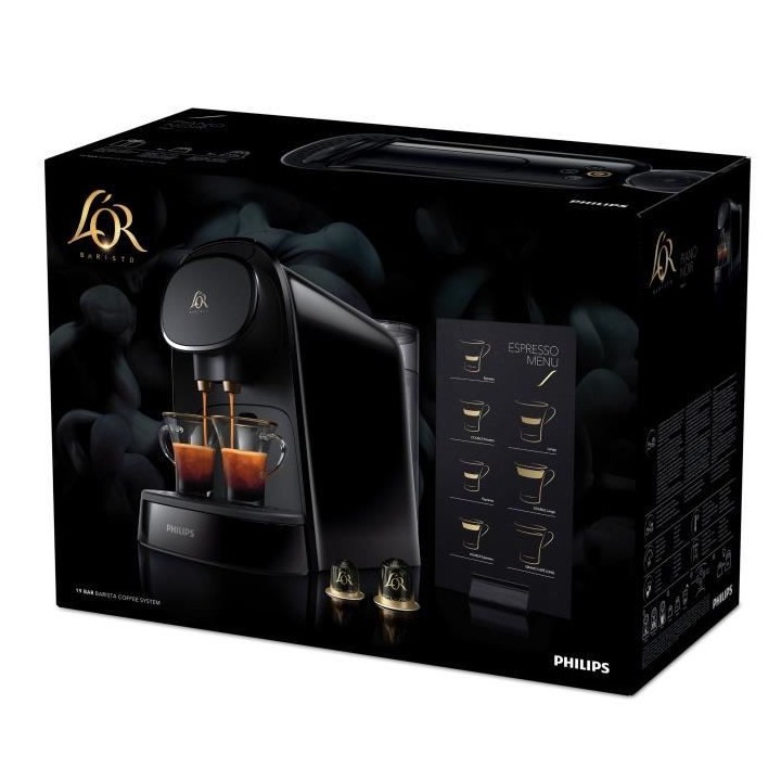 Machine a café a capsules double espresso PHILIPS L'Or Barista LM8012