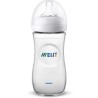 PHILIPS AVENT SCF036/37 Lot de 3 Biberons Natural - 330 ml - Débit rapide - 6 mois et +