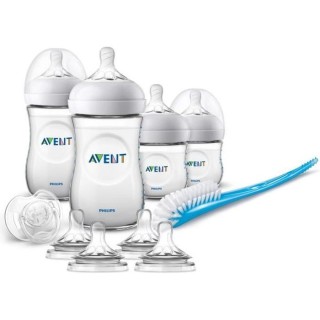 PHILIPS AVENT SCD301/02 Kit nouveau né : 2 biberons 125 ml Natural +