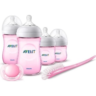 PHILIPS AVENT SCD301/03 Kit nouveau-né : Lot de 2 biberons 125ml + 2