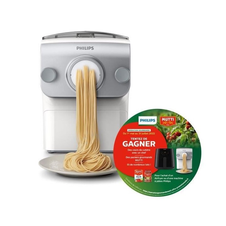 PHILIPS Machine a pâtes Avance Collection HR2375/00, 200W, 500g, 100%