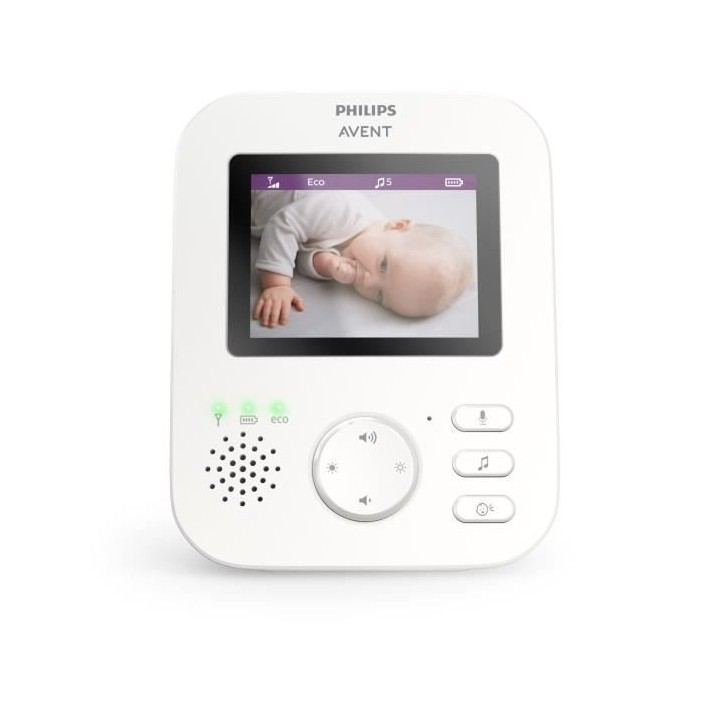 PHILIPS AVENT SCD833/26 Ecoute bébé Vidéo connecté - Mode Smart Ec