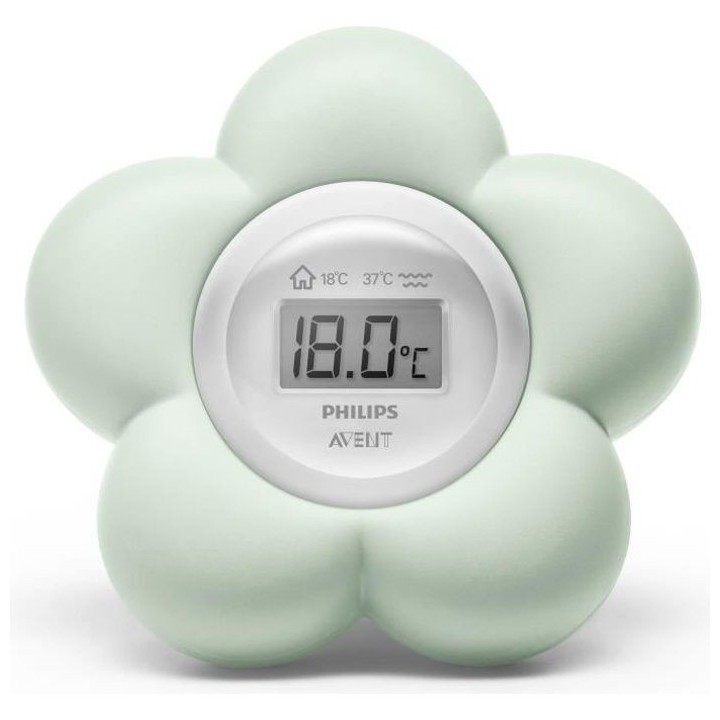 PHILIPS AVENT SCH480/00 Thermometre Numérique étanche - Vert