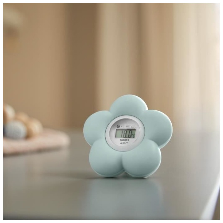 PHILIPS AVENT SCH480/00 Thermometre Numérique étanche - Vert