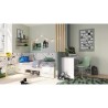 DEMEYERE Chambre complete enfant - Lit + bureau - Blanc - LILA