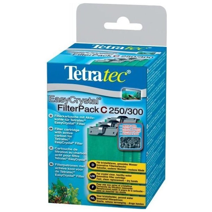 TETRA EasyCrystal C250/300 - Cartouche de Filtration au charbon pour f