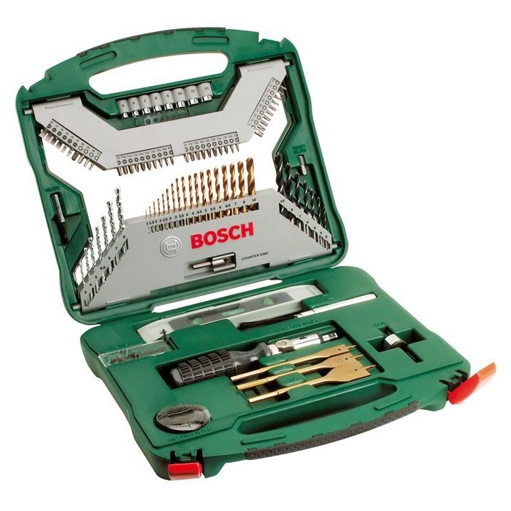 Set mixte perçage - vissage Bosch - Coffret X-Line Titane de forets e