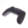 Manette Sans Fil Noire avec Prise Jack pour casque et boutons lumineux pour PS4