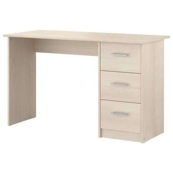 Bureau Essentielle - Panneaux de particules - Beige clair - L 121 x P