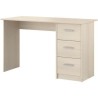 Bureau Essentielle - Panneaux de particules - Beige clair - L 121 x P 55 x H 74 cm - PARISOT