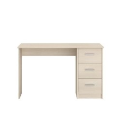 Bureau Essentielle - Panneaux de particules - Beige clair - L 121 x P 55 x H 74 cm - PARISOT