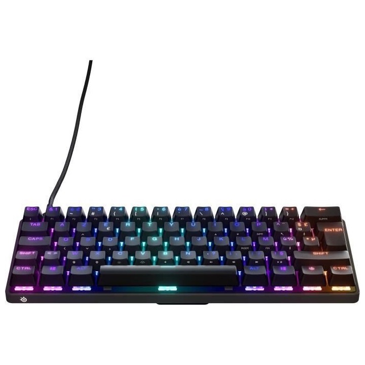 Clavier Gaming - AZERTY - STEELSERIES - Apex 9 Mini FR - Sans Pavé Nu