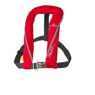 PLASTIMO Gilet de sauvetage Pilot 165 Automatique avec harnais - Rouge