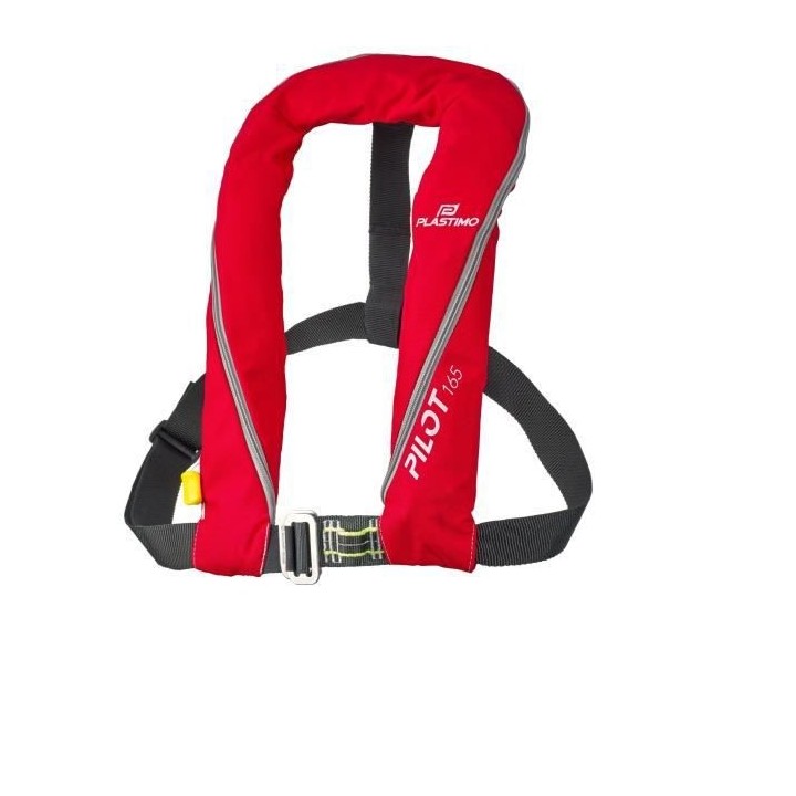 PLASTIMO Gilet de sauvetage Pilot 165 Automatique avec harnais - Rouge