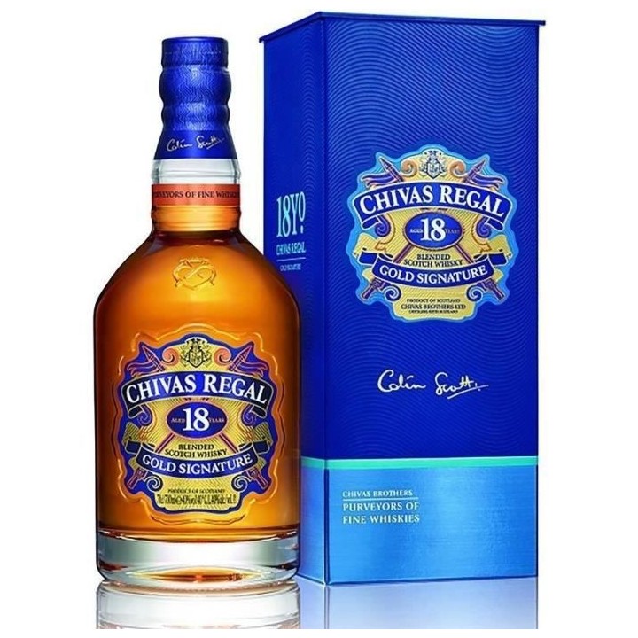 Whisky Chivas Regal 18 ans - Blended whisky - Ecosse - 40%vol - 70cl s