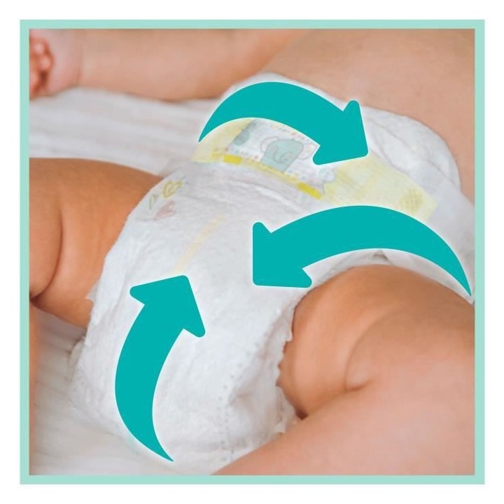 PAMPERS Premium Protection New Baby Taille 2 - 4 a 8kg - 240 couches -