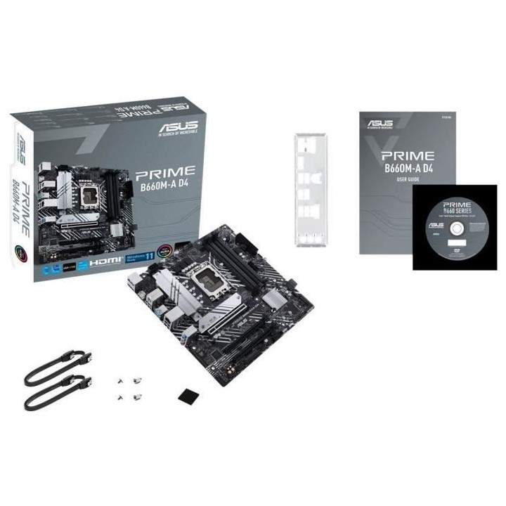 Carte Mere - ASUS - PRIME B660M-A D4 - (90MB19K0-M0EAY0)