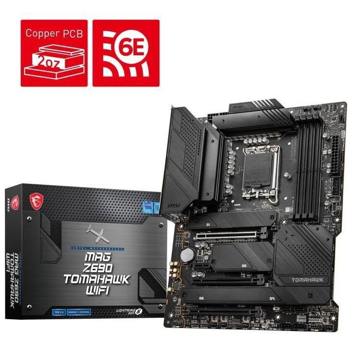 MSI - MAG Z690 TOMAHAWK WIFI DDR5 - Carte Mere - Socket LGA 1700 - Chi