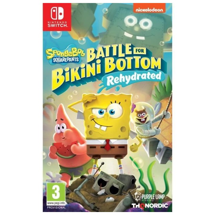 Spongebob Squarepants: Battle For Bikini Bottom - Rehydrated Jeu Ninte